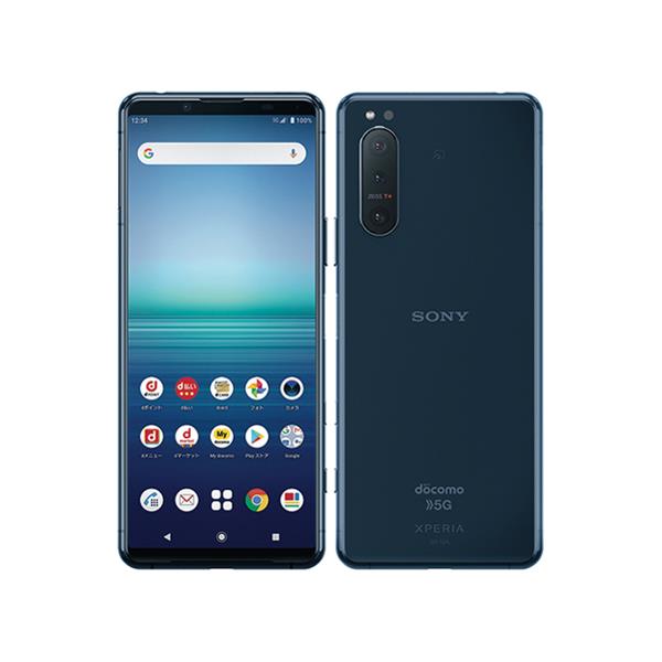 SONY 【Bランク中古品】 DOCOMO Xperia 5 II 128 GB ブルー D-SO-52A
