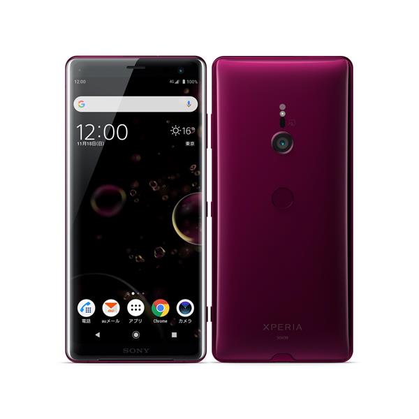 極美品 動作品 SIMフリー Xperia XZ3 SO-01L ボルドーレッド SONY Xperia XZ3 64 GB ボルドーレッド DOCOMO 【Cランク中古品】 D-SO