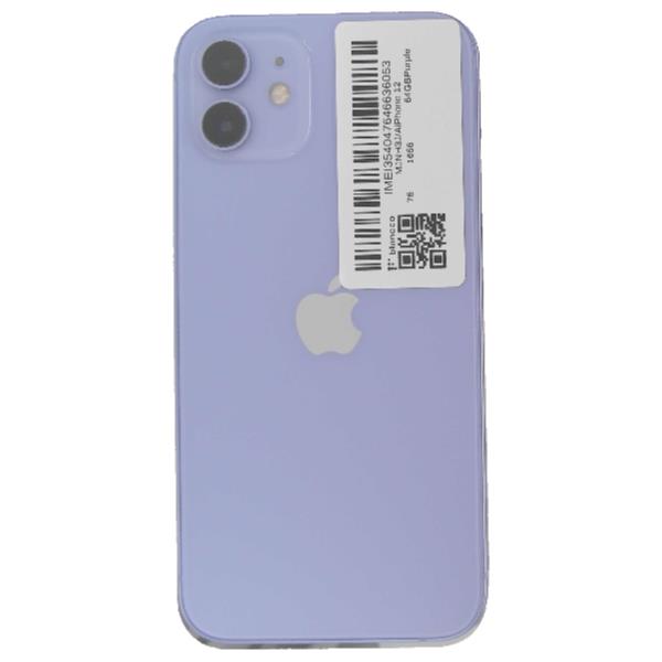 APPLE 【Bランク中古品】 AU iPhone 12 64 GB Purple MJNH3J