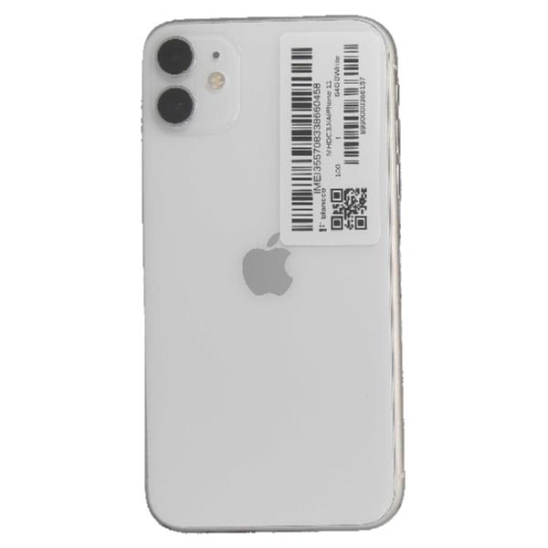 APPLE iPhone 11 64 GB White AU 【Cランク中古品】 AU-MHDC3J