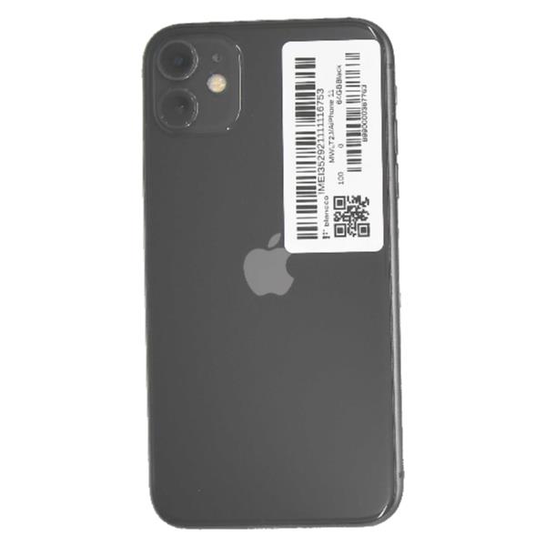 APPLE iPhone 11 64 GB Black SIMフリー 【Bランク中古品】 MWLT2J