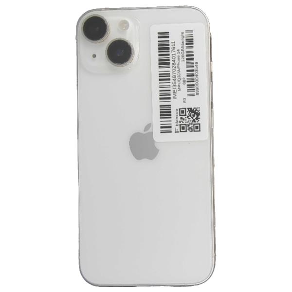 j*i様 【美品】Apple iPhone 14 ホワイト 本体 APPLE iPhone 14 128 GB Starlight SIMフリー 【Bランク中古品
