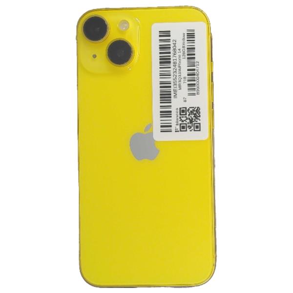 APPLE iPhone 14 128 GB Yellow SIMフリー 【Cランク中古品】 MR3Q3J