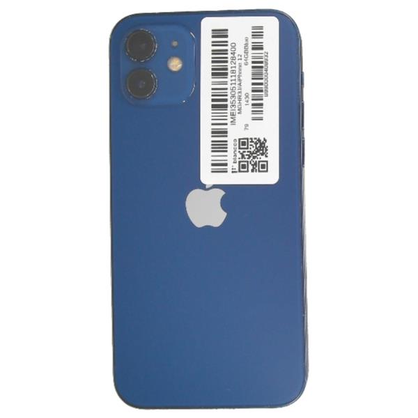 APPLE iPhone 12 64 GB Blue Softbank 【Bランク中古品】 SB-MGHR3J